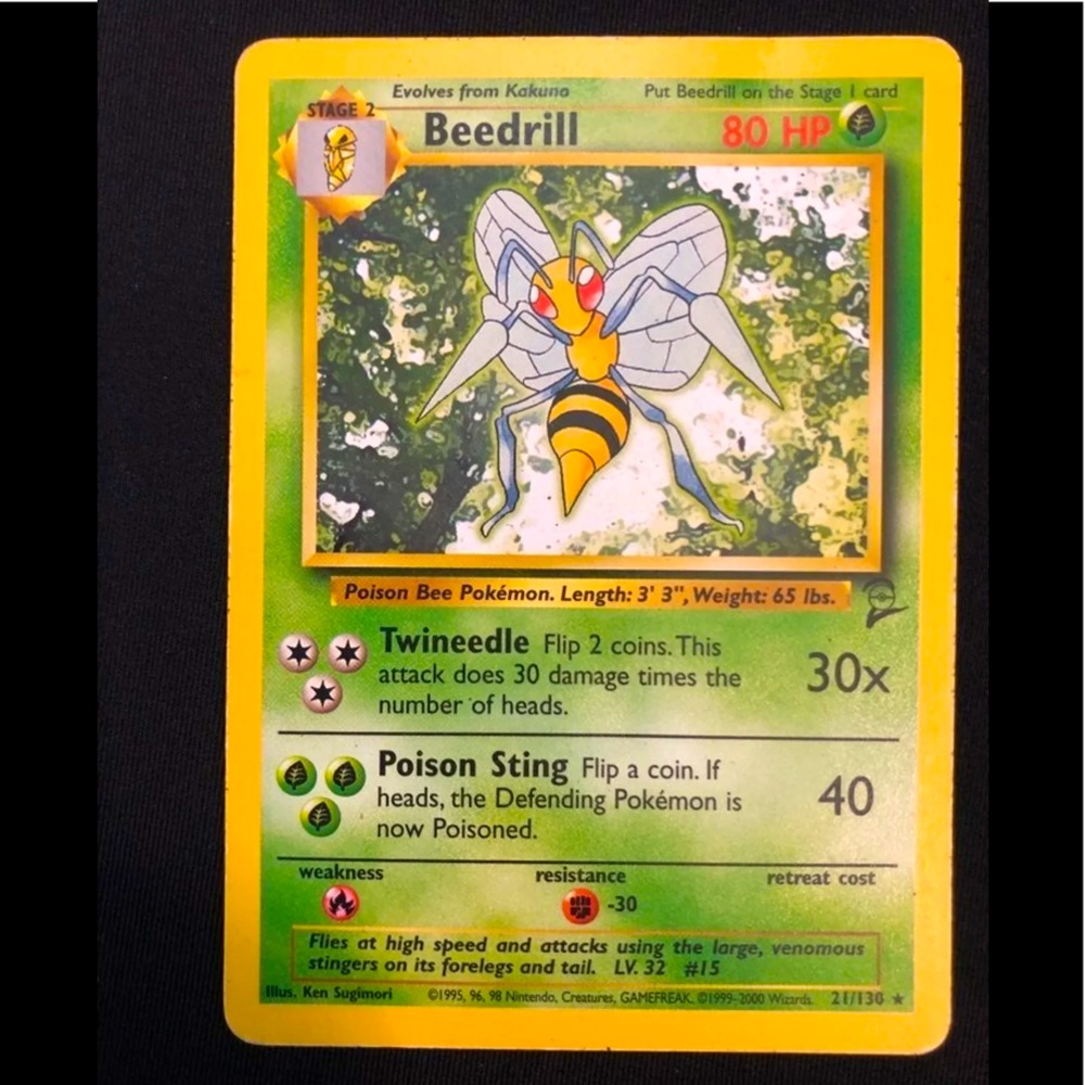 Pokemon Beedrill Rare